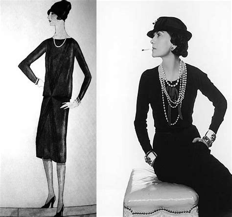 coco chanel petite robe noire|coco chanel dresses.